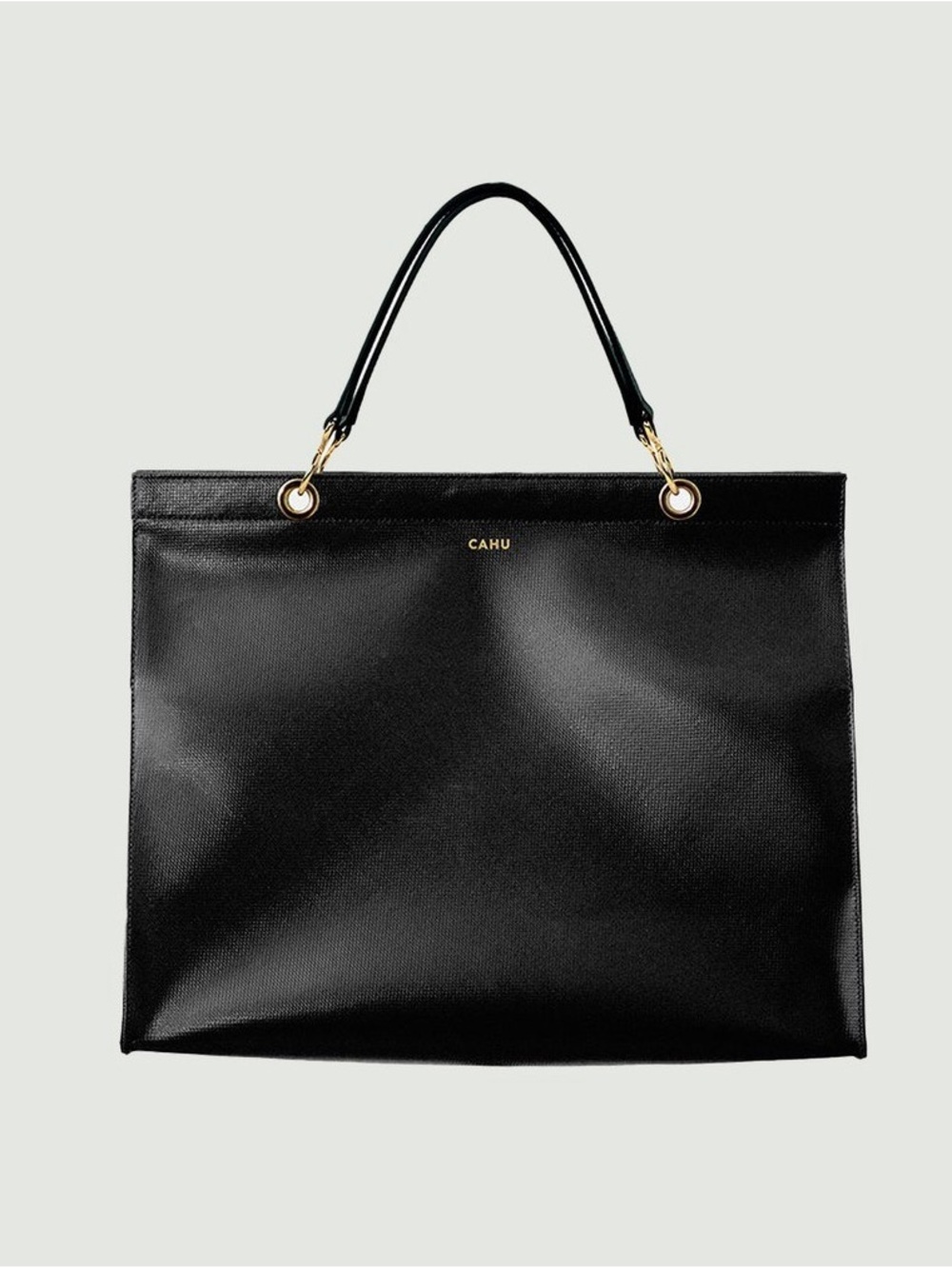 Cahu Le Mamie shoulder bag tote black gold